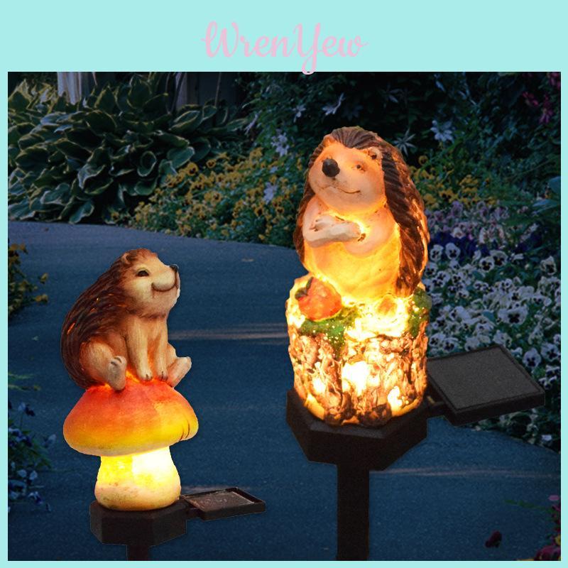 Solar Resin Animal Garden Light With Led Brightness For Yard Decor And Vines