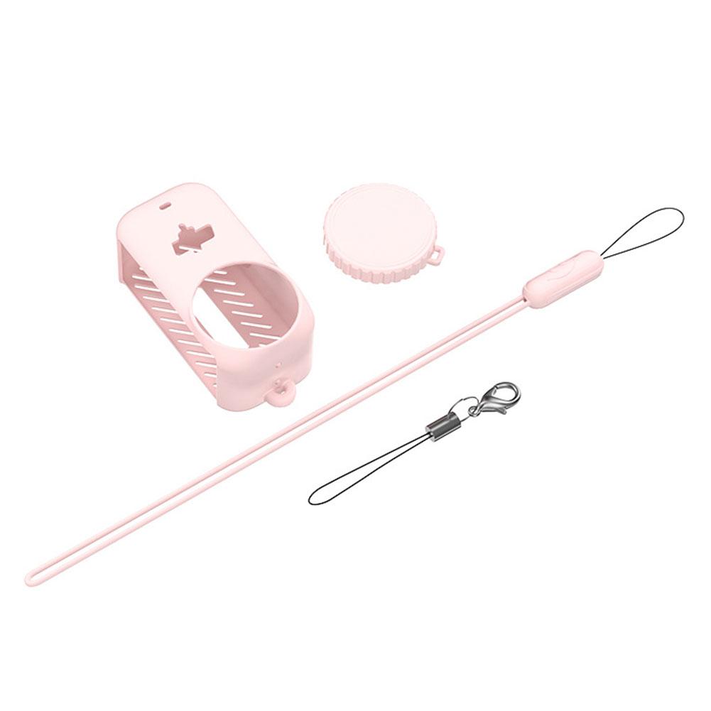 For DJI Osmo Nano Silicone Case Full Coverage Shockproof Anti-Scratch Protective Cover Camera Shell With Lanyard Accessory