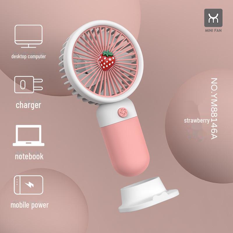 New Flower Mini Portable USB Handheld Fan - Summer Fresh and Compact Electric Fan