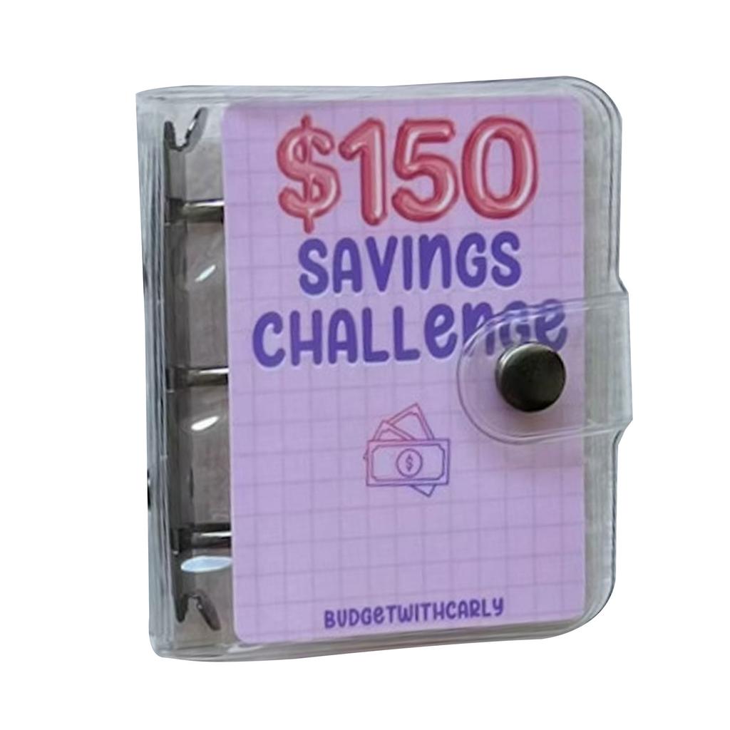 Money Saving Challenge Binder Budget Notebook Binder $150 300 500 1000 Savings Challenges Notebook Binder Organizer