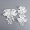 Ruffle Faux Collar Cuffs Sleeves Collar Insert Outfit Enhancer for Office Women Various Occasion Clothing Accessory