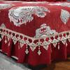 Europe embroidery Sofa Covers for Living Room L-shape Non-slip Floral Lace Armrest Towel Couch Cushion Slipcover