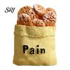 3D Simulated Food Magnet Refrigerator Resin Fruit Bread Fridge Ornament Home Kitchen Office Whiteboard Locker Magnetic Decoration