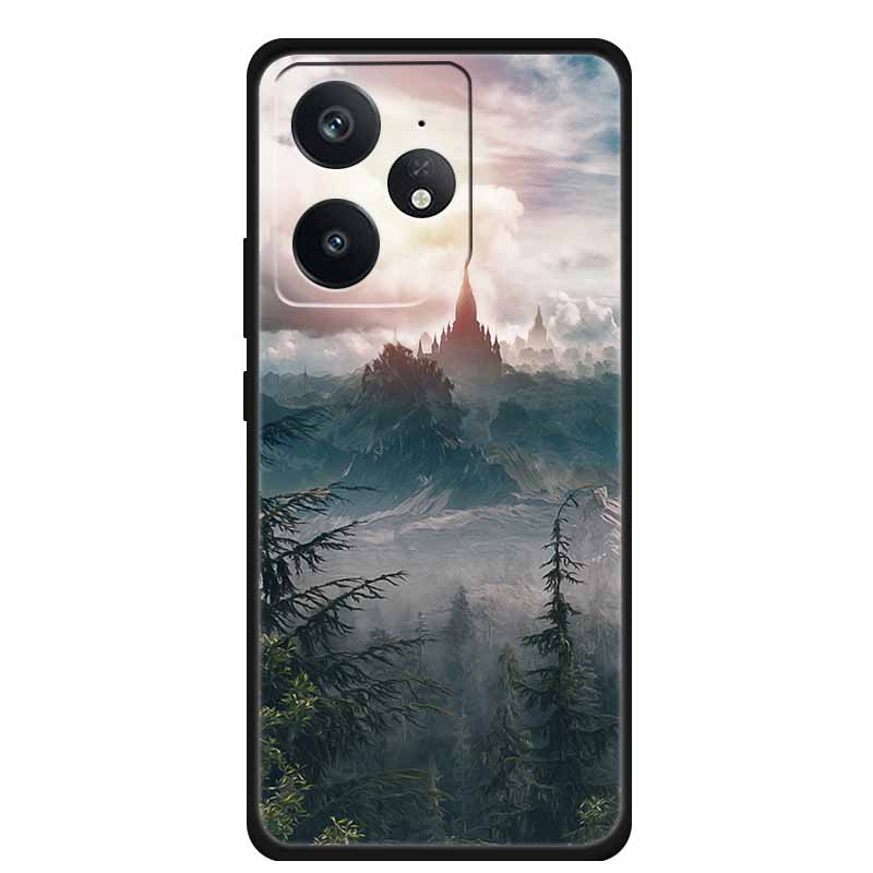 For Realme Neo7 5G Case Original Soft Silicone TPU Phone Cases Back Cover For OPPO Realme Neo 7 Scenery Shockproof Bumper Capa