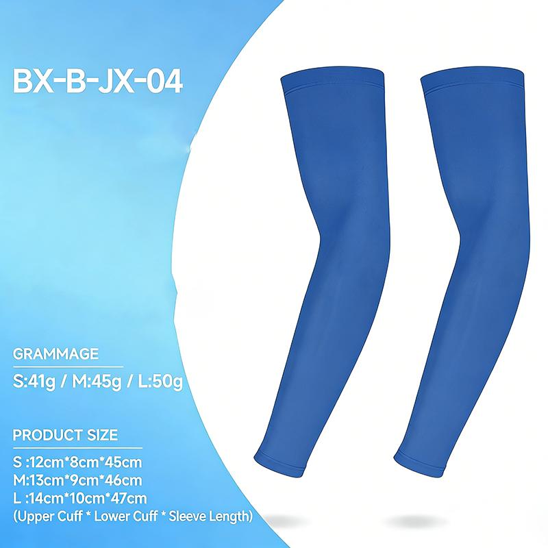 Cooling Arm Cover Anti Slip Ice Silk UV Protection Football Volleyball Arm Sleeves Sunshade Quick Dry Sports Cycling Arm Covers M