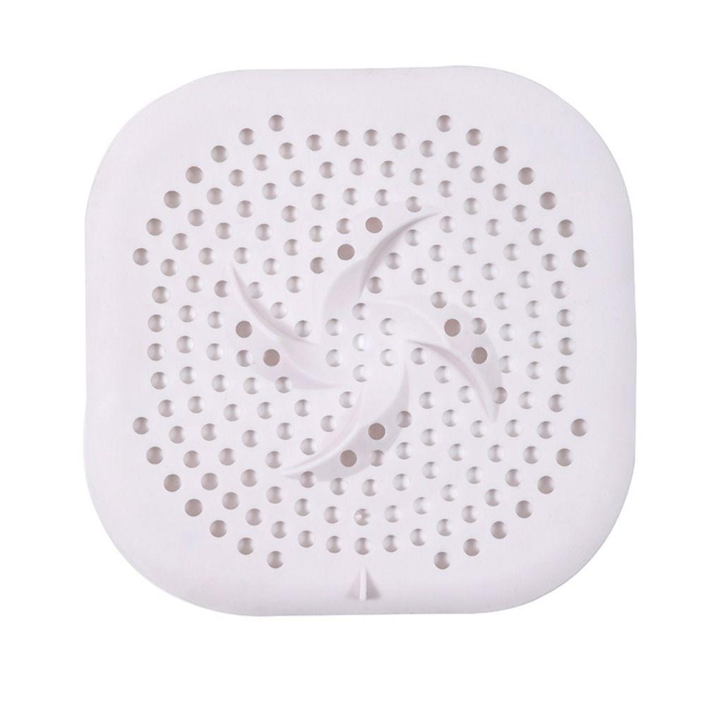 Anti-blocking Hair Kitchen Sink Filter Lightweight with Suction Cup Sink Strainer TPR Stain Resistant Floor Drain Mat Hand Sink