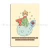 The Little Prince Hungary the Fox and the Prince Principe Piccolo Con Volpe E Rosa Metal Printing Wall Plaque Tin Sign Poster