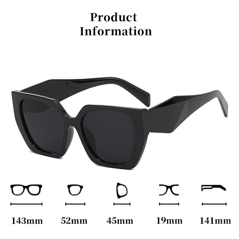 New Personalized Polygonal Sunglasses Retro Sunglasses For Outdoor Sunscreen Street Photography For Men And Women