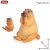 Oenux Wild Animals Simulation Rodent Marmot Mouse Model Squirrel Rat Chinchilla Action Figure Figurine Collection Cute Kid Toy
