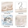 Trendy Toiletry Bag Quilted Makeup Bag Large Capacity Portable Cosmetic Bag Bowknot High-quality Travel Storage Pouch for Women