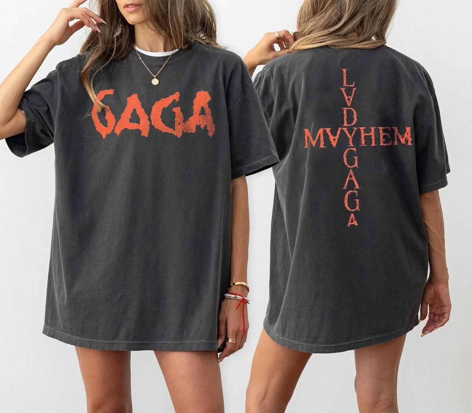 Double Sided Lady Gaga The Mayfem Shirt Lady Gaga Fan Shirt Lady Lady Lady Gaga Shirt Lady Gaga Mayfem Album Tshirt S