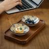 Flower Small Plate Special-Shaped Ceramic Taste Plate Hot Pot Dipping Plate Household Vinegar Plate Soy Sauce Sauce Sauce Plate Export