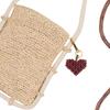 Colorful Beaded Fruit Series Apple Watermelon Bag Charm Pendant Keychain For Women Girls Bag Decoration Accessories