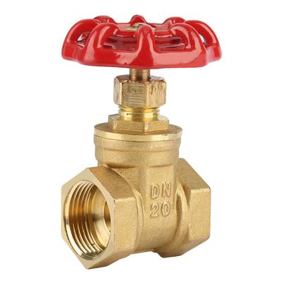 DN20 Messing-Schieberventil BSPP G34 Drehschleusenventil 232PSI für Wasser, Öl, Gas