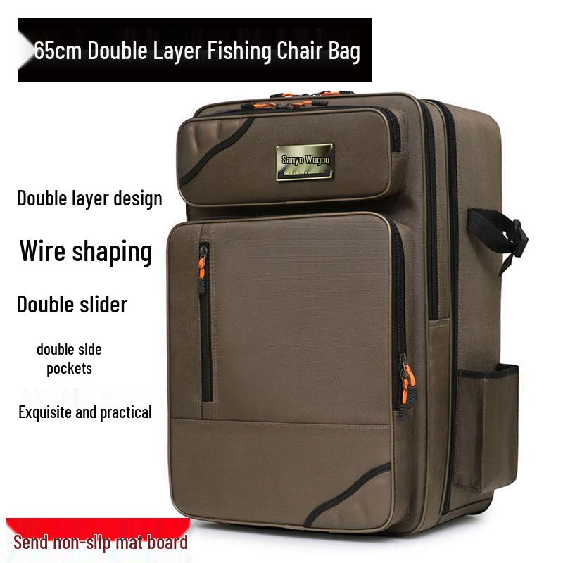 Thickened Waterproof Fishing Chair & Gear Backpack