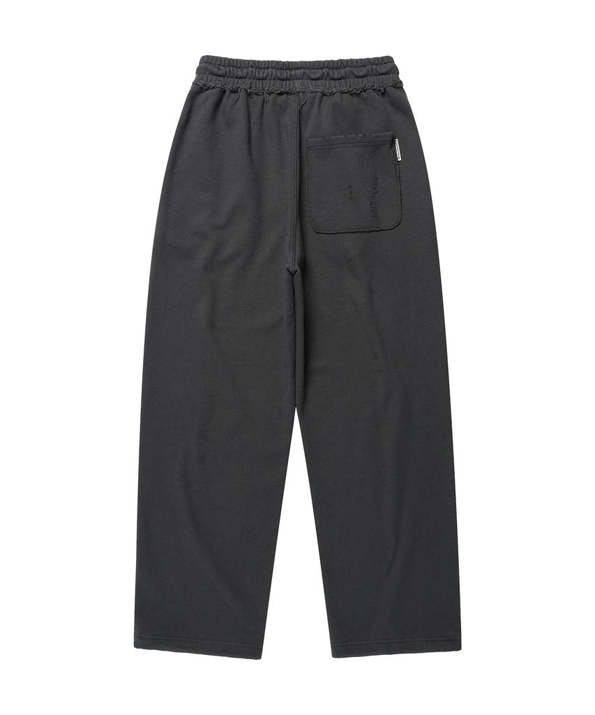 THEVINYLHOUSE Damaged Sweat Pants Charcoal