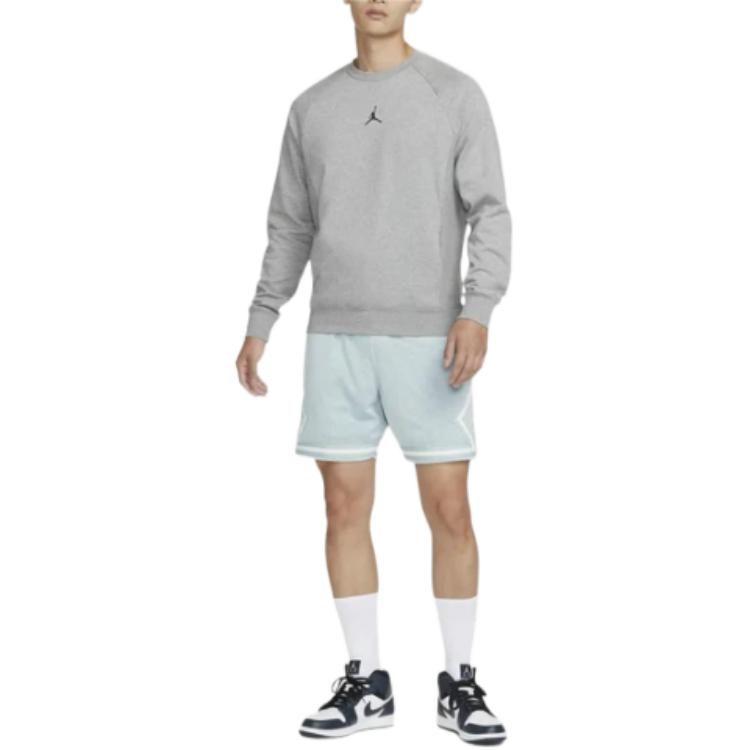 Jordan Sweatshirts Men's Gray Crew Neck Moderate Regular DV1287-091