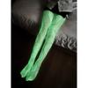 Luminous Glowing Jumpsuit Socks Stockings Fishnet Tights High Waist Fishnet Leggings Thigh Highs Stocking for Women Girl