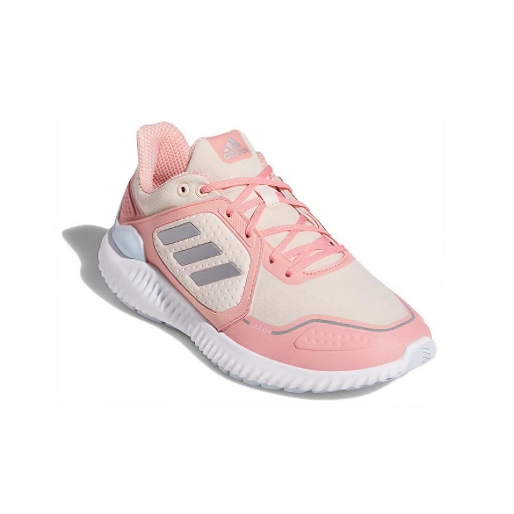 adidas Climawarm Bounce J Abrasion Resistant Low Top Kids' Running Shoes Pink White Teenagers FW9132