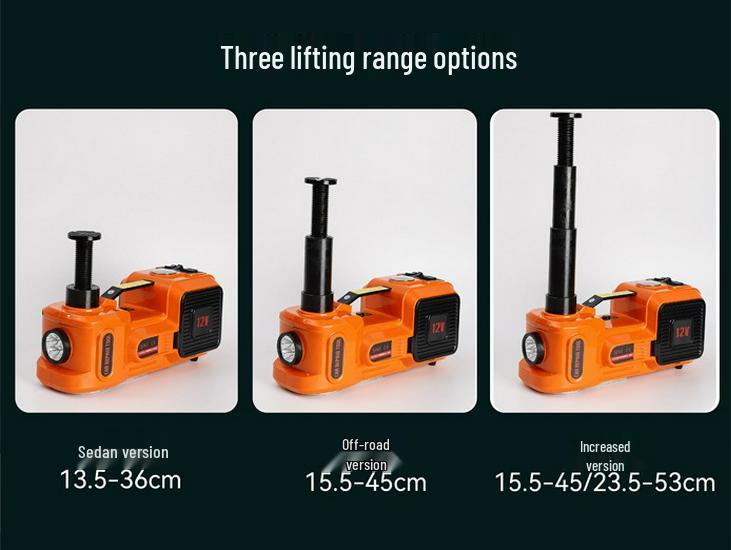 5-Ton Multi-Function Vehicle-Mounted Electric Jack with Electric Wrench and Air Pump for Tire Changes