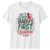 Fur Babys First Christmas Cat Holidays Christmas Unisex Unisexs TShirt Unisexs Tee