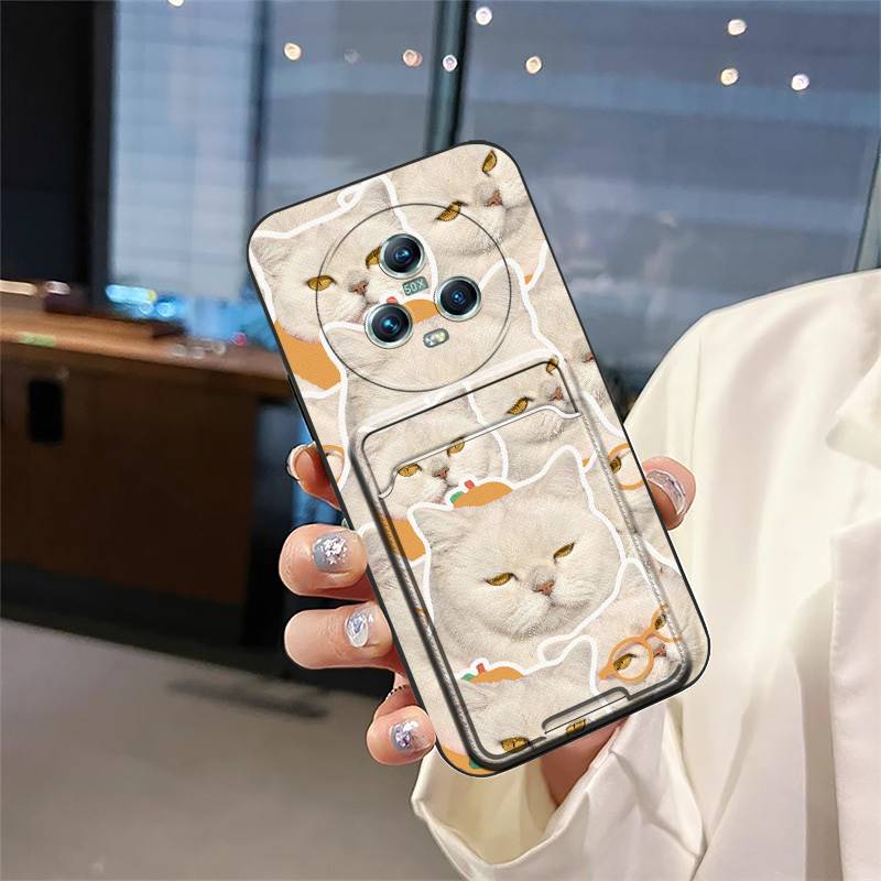 Fashion Design Durable Phone Case For Honor Magic5 Protective Cartoon Anti-dust Dirt-resistant Silicone Soft Case TPU