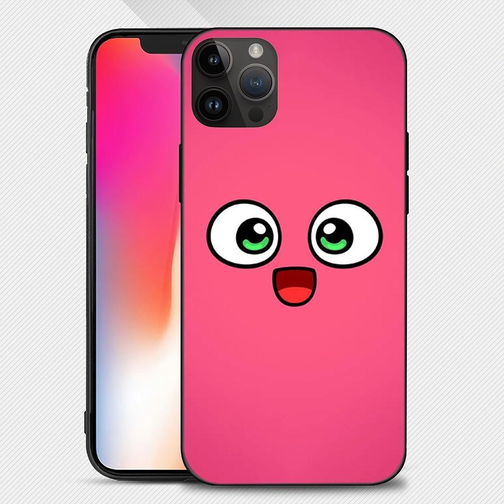 Funny Cute Cartoon Face Phone Case Iphone15 14 13 12 11 Pro Max Mini X 7 8 Soft Case