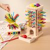 Parent-Child Interactive Wooden Stick Children's Battle Spatial Thinking Training Puzzle Educational Balance Wooden Toy Gifts
