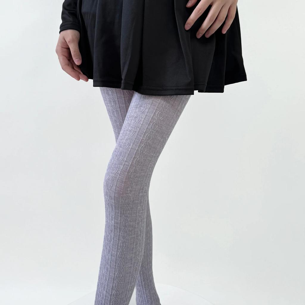 Strumpfhosen Damen Herbst und Winter Dünne Oberschenkelhohe Strümpfe Damen Strumpfhosen Baumwollgestrickte Leggings Strumpfhosen Strumpfhosen Ganzkörperstrümpfe