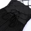 Women's Backless Suspender Dress Sexy Hip Skirt