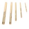 Drift Punch Set 1/4inch 3/8inch 1/2inch Knurled for Automotive Repair Gas Widely Used Good Grip Brass Drift Punch Tool