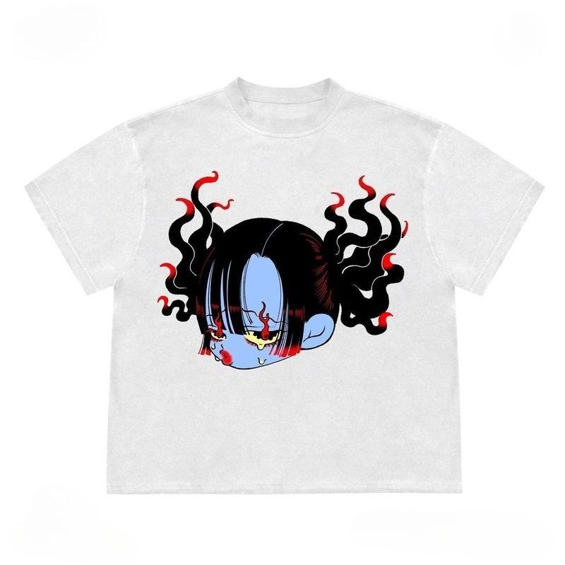 

Cool Girl Graphic Men Women Autumn T-Shirt Harajuku Vintage Short Sleeve Casual Fitness Comfortable Y2k Top Winter Innerwear S