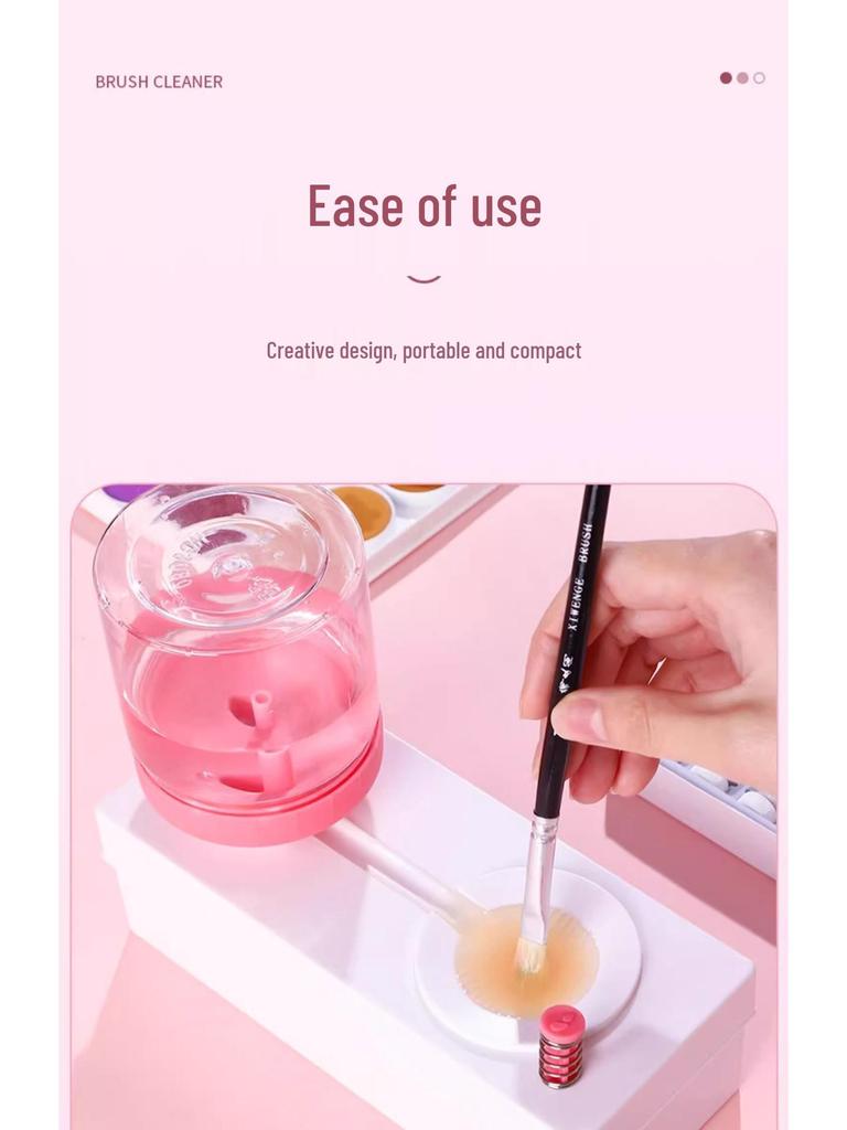 Kompakt penseltvätt för akvarell- och oljefärgspenslar