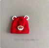 Embroidered Lion Woolen Baby Hat for Boys & Girls - 100-Day Birthday, Warm Ear Protection, Autumn/Winter Style