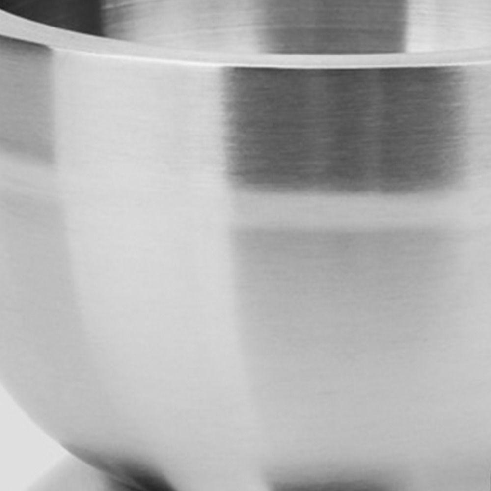 Sturdy Mortar and Pestle Double Stainless Steel Pill Crusher Comfy Grip Spice Grinder  Household