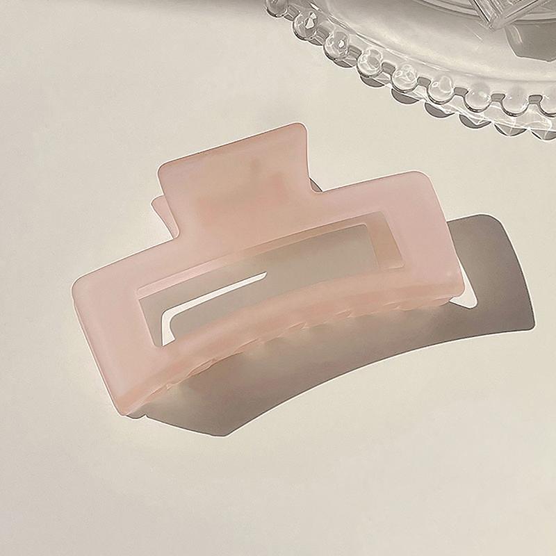 

Женские элегантные прозрачные матовые прямоугольные заколки для волос Lady Sweet Hair Decor розовый