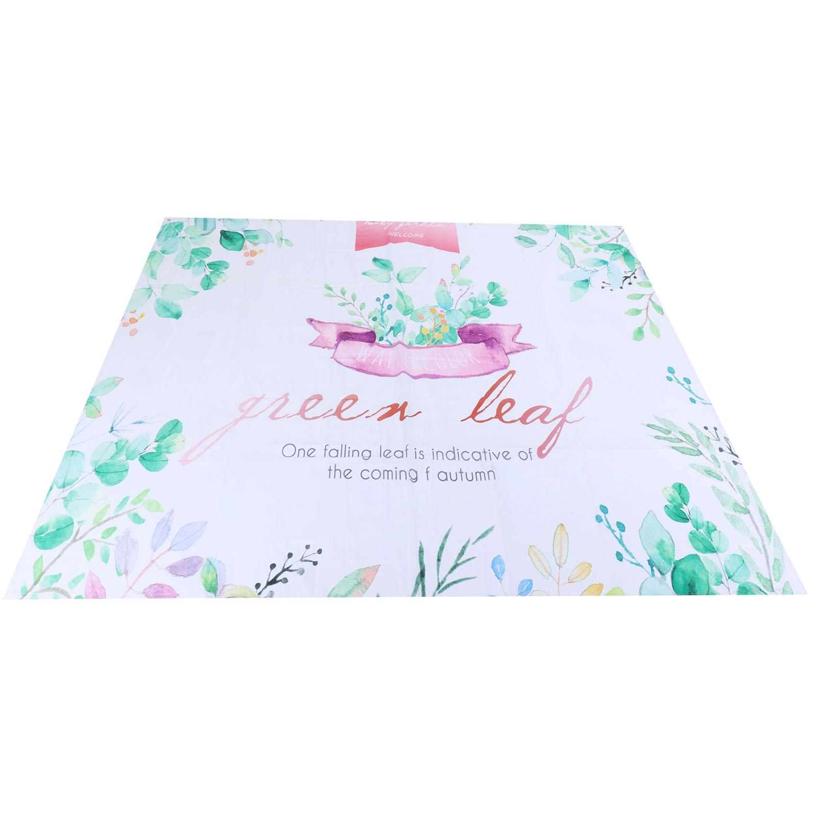 

Plant Pattern Shower Curtain Innovative Waterproof Bath Curtain for Bathroom Home Bathtubs Type 1