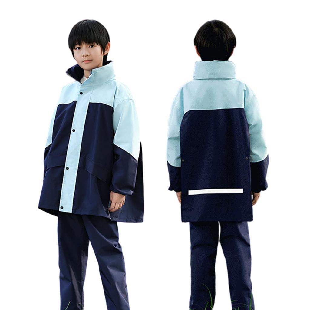 Kids Top and Bottom Rain Compatible with School Kids Super Water Night Junior High School Elementary School School Outdoor Rainy Storage Bag Included
