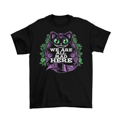 Tričko Cheshire Cat Unisex Vtipné Alenka v říši divů Halloween Velikosti pro dospělé Nové