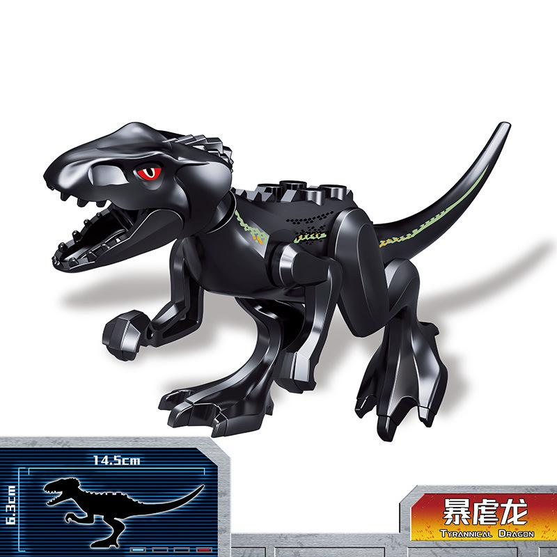 8 STYLE 13CM MINI Jurassic Dinosaur World Zoo Tyrannosaurus Building Blocks Children's Toy Gift