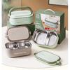 EU US Plug Electric Heated Lunch Box Meal Food Heater 220V 110V 1L Travel Outdoor Work Food Warmer Container Stainless Steel Set