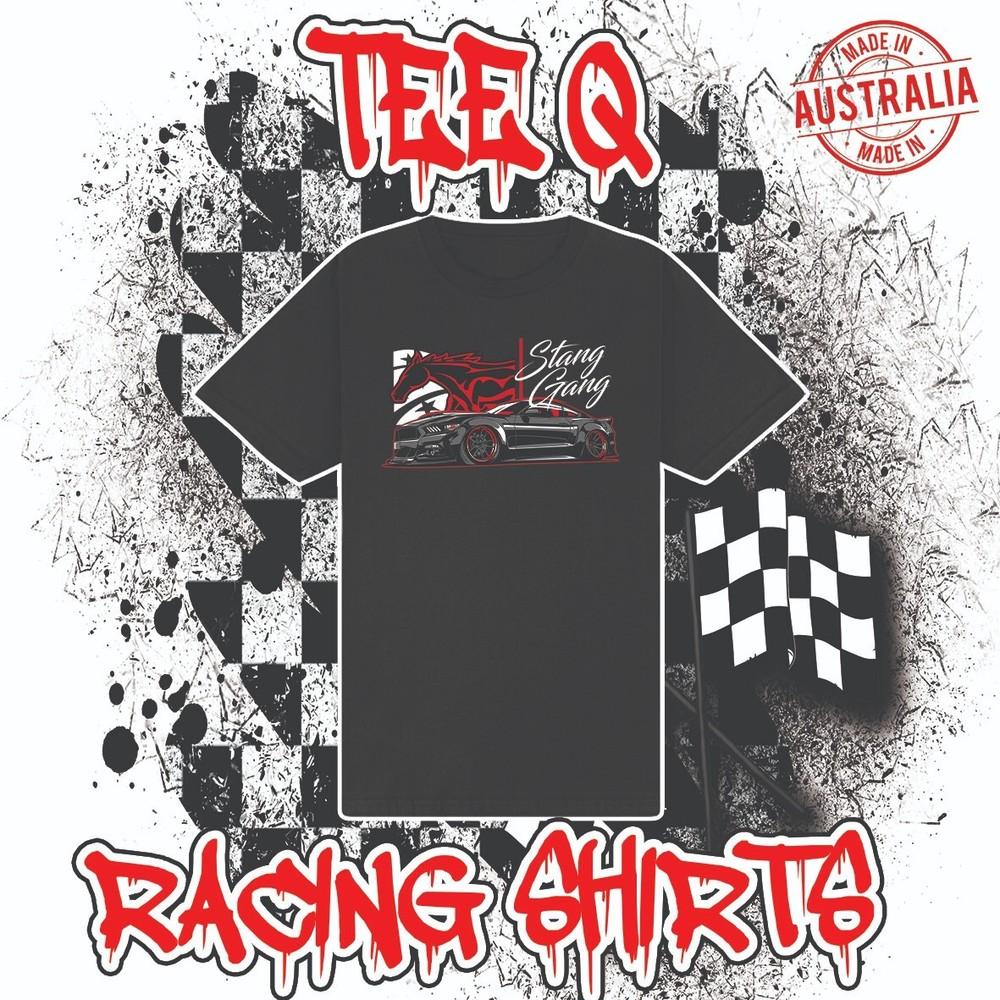 Ford Mustang "Stang Gang" Black Tee ~ Premium Gildan Cotton Unisex T-Shirt