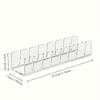 4pcs Clear Acrylic Baseball Cap Storage Racks Durable Hat Hook for Wardrobe Drawer Plastic Multi-Compartment Storage Hat Display