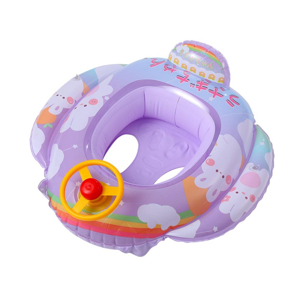 

Детский плавательный круг с ручками-рулем и звуковым сигналом, рисунок с изображением животных, надувные нарукавники, плавательный круг для детей от 1 до 4 лет, подушка для детского сиденья 67*70*36cm