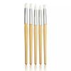 5Pcs High Quality Watch Dial Cleaning Pen Nail Art Silicone Pen Carving Emboss Manicure Brushes Dust Cleaner Repair Tools