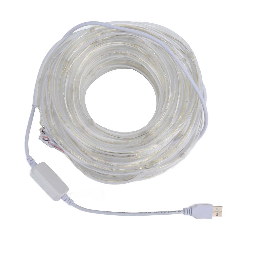 RGBW 100LED Rope Lights USB Powered Music Sync String Light APP Bluetooth Control IP45 Waterproof