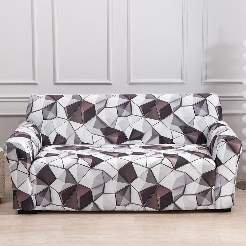Sofa Cover Geometric Couch Cover Pets Corner L Shaped Chaise Longue Sofa Slipcover 1Pc