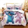 Home Textiles Three-Piece Double Cartoon Digital Printing Quilt Pillowcase Bedding