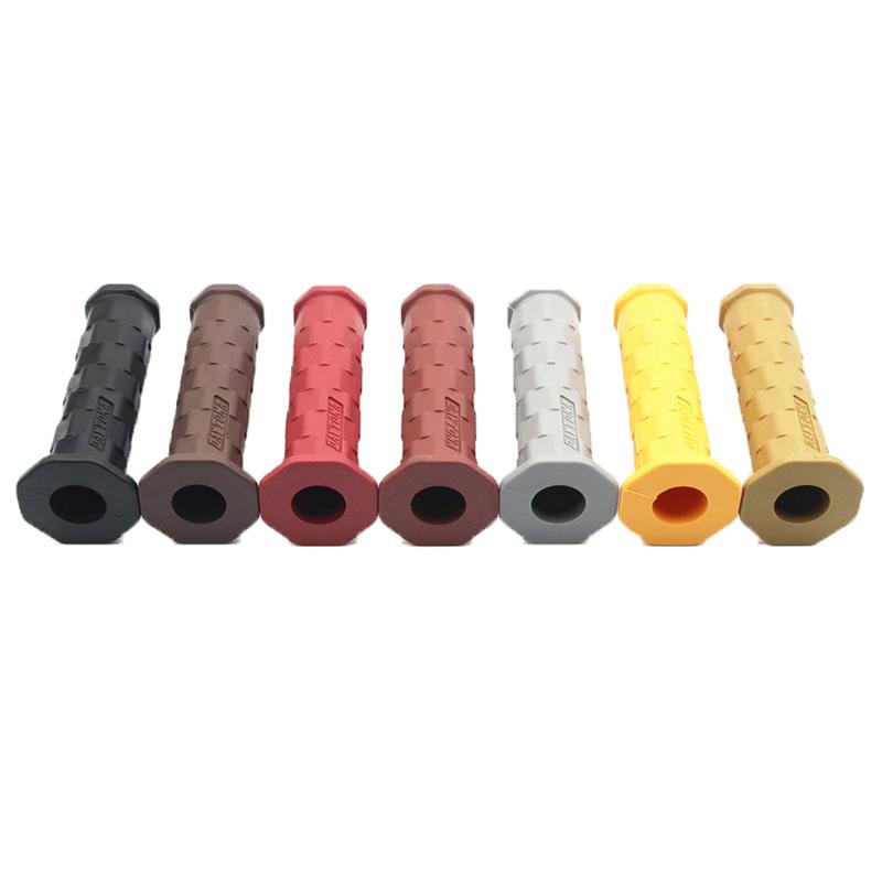 Universal 21/24Mm Soft Rubber Moto Handlebar Motorbike Non Slip Comfortable Tpr Hand Grip Motorcycle Electric Bicycle Parts