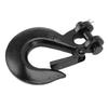 3Celsius8 Inch   Chain Hook 18000lb Load Capacity Alloy Steel Zinc Clevis Slip Hook with     for Trailer Truck Agricultural Equipment